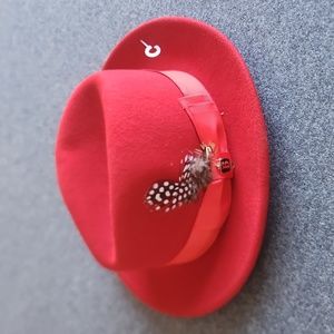 Red - Bruno Capelo Men's Wool Dress Hat